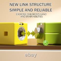 121PCS Trackfusion Magnetic Monorail -Magnetic Train Set for Kids Ages 4-8, Rail