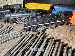 1950'S Vintage Lionel Train Set Lot 50 Pcs- Tracks, 2 engines, Transformer WORKS