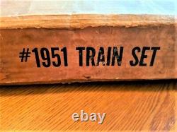 1951 Unique Lines Electric Train Set -Extra Tracks & Booklet, over 80 Years Old