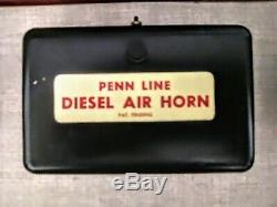 1955 German Penn Line HO NP Freight Train Set Complete with Track & Air Horn #5505