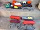 1960s Marx Illinois Central Gulf Work Train Set + Extra Freight Cars. Track Etc