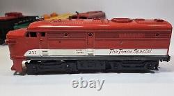 1965 Lionel 11560 Train Set With Original Box Texas Special Figure 8 Track 7 Car