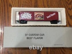 1988 BACHMANN Gaines Gravy Train HO Set 5 Cars, Engine, Track & Transformer MIB