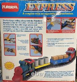 1988 Playskool Express Train Set In Box Car & Tracks Complete Set RARE
