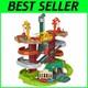 2.5 Ft Tall Toy Track Set With Trains & Cranes
