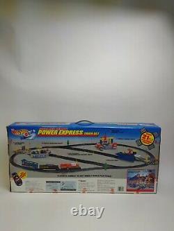 2000 Hot Wheels 88175 Infra-Red Remote Power Express Train Set Over 21 Ft Track