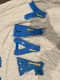 250+ Pc. Blue Train Track Lot TOMY Trackmaster Thomas & Friends