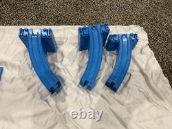 250+ Pc. Blue Train Track Lot TOMY Trackmaster Thomas & Friends