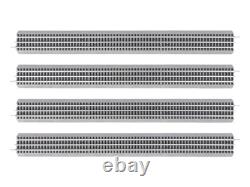 30 Straight O Gauge Model Train Track Pack 4 Piece FasTrack Set for Trains
