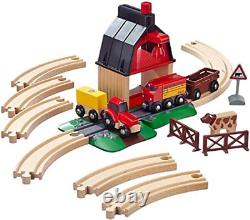 33719 Farm Railway Playset and 33772 50-Piece Special Track Pack Fsc-Certified