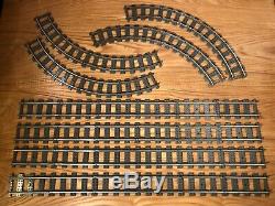 5-ft square LOOP Lego 9v metal rail train track 24 straight 16 curve 4515 4520 3