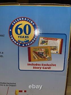 60th ANNIVERSARY THOMAS FRIENDS WOODEN RAILWAY Train SET! NEW