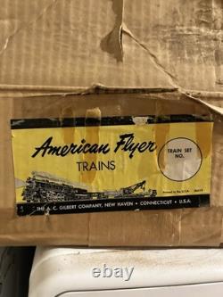 American Flyer Train 3/16 Scale No. 700 Track S Gauge w Org Box New Old Stock