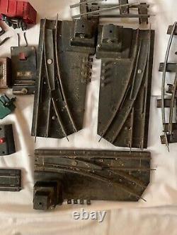 American Flyer Train Set Many Pieces Engine Track Building Untested
