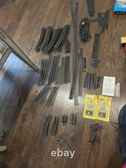 Antique Model Train Set Including 10 Trains And Track set With 150+ Pieces