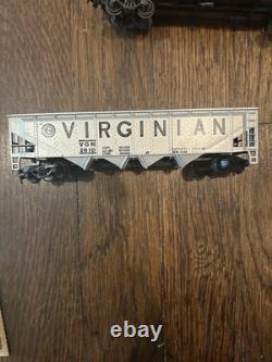 Antique Model Train Set Including 10 Trains And Track set With 150+ Pieces