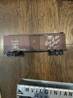 Antique Model Train Set Including 10 Trains And Track set With 150+ Pieces