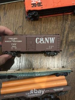 Antique Model Train Set Including 10 Trains And Track set With 150+ Pieces