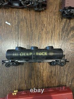 Antique Model Train Set Including 10 Trains And Track set With 150+ Pieces