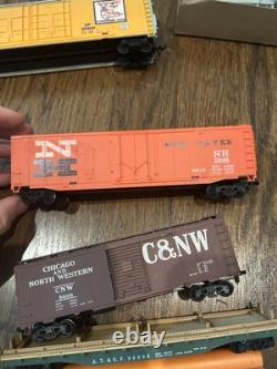 Antique Model Train Set Including 10 Trains And Track set With 150+ Pieces