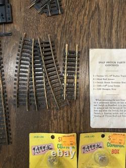 Antique Model Train Set Including 10 Trains And Track set With 150+ Pieces