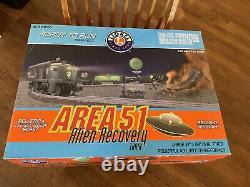Area 51 Alien Lionel O Gauge Train Set Ufo Diesel Loco Light Track Transformer