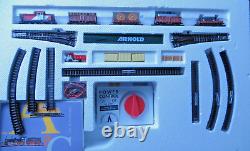 Arnold N 0206 Starter Set A+B Freight Train With Diesel Transformer Track Nip