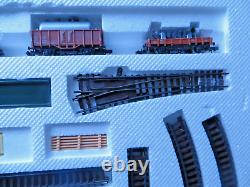 Arnold N 0206 Starter Set A+B Freight Train With Diesel Transformer Track Nip