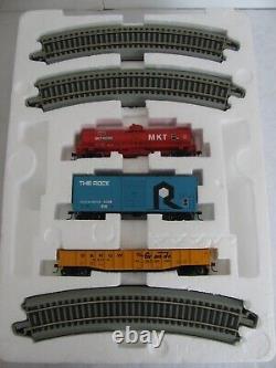 Athearn HO Santa Fe Warbonnet Train Set with E-Z Track / Complete! #1070 Read
