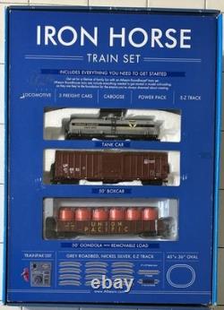Athearn Union Pacific Iron Horse HO Scale Train Set PLUS 8 Extra Pieces Of Track