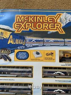 BACHMAN McKINLEY EXPLORER COMPLETE AND READY TO RUN TRAIN SET EZ TRACK EX COND