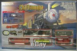 BACHMANN HO CHATTANOOGA NC & STL THE DIXIE LINE TRAIN SET steam engine 00626 NEW