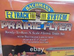 BACHMANN PRIARIE FLYER PASSENGER TRAIN SET WithTRACK & CONTROLLER SEALEDN SCALE