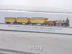 BACHMANN PRIARIE FLYER PASSENGER TRAIN SET WithTRACK & CONTROLLER SEALEDN SCALE