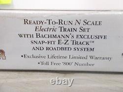 BACHMANN PRIARIE FLYER PASSENGER TRAIN SET WithTRACK & CONTROLLER SEALEDN SCALE