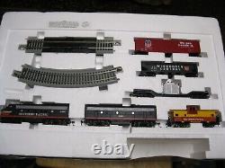 BACHMANN Pioneer E-Z Track TRAIN Set SILVER SERIES Southern Pacific BLACK WIDOW