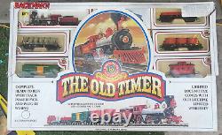 BACHMANN THE OLD TIMER TRAIN Vintage SET HO SCALE 1988 Complete #00275 Lighted