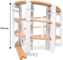 BRIO World 36114 Mega Spiral Set Wooden Railway Multi-Level Track Toy Train Set
