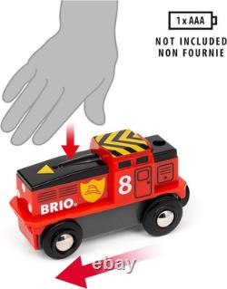 BRIO World 36114 Mega Spiral Set Wooden Railway Multi-Level Track Toy Train Set