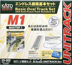 BS KATO N Scale 20-852 UNITRACK M1 Basic Oval Track Set Model Train Rail Kit NEW