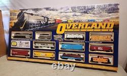 Bachman Overland Limited HO Train Set 00614 with Steam 4-8-4 Locomotive & EZ Track