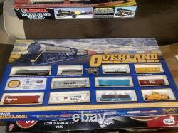 Bachman Overland Limited HO Train Set 00614 with Steam 4-8-4 Locomotive & EZ Track