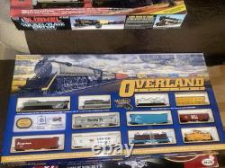 Bachman Overland Limited HO Train Set 00614 with Steam 4-8-4 Locomotive & EZ Track