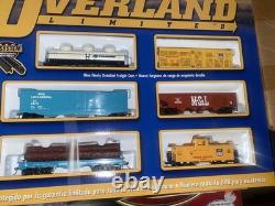 Bachman Overland Limited HO Train Set 00614 with Steam 4-8-4 Locomotive & EZ Track
