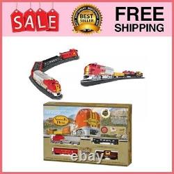 Bachmann 00647 Santa Fe Flyer Electric Train Set with E-Z Track HO Scale