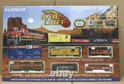 Bachmann #00706 Ho Scale Rail Chief Starter Train Set New In Box W Extra Tracks