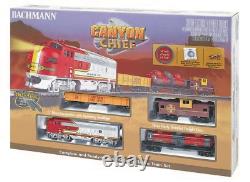 Bachmann 00740 HO Canyon Chief F-Unit Train Set (Extra Track for 54 X 36 Oval)