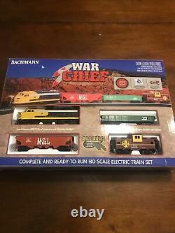 Bachmann 00746 HO Scale War Chief Train Set E-Z Track Rare Complete Docs Tested