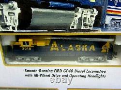 Bachmann Alaska McKinley Explorer HO Dome Train Set 24023 SEALED