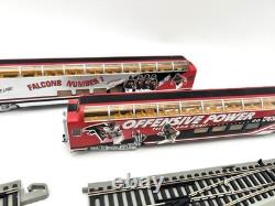 Bachmann Atlanta Falcons O Gauge Train Set Engine Cars Track